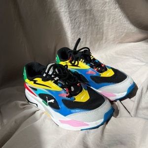 Puma Rs-fast Sneakers Casual Shoes Multicolor Sz 6